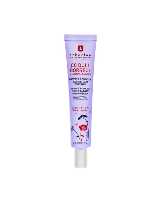 erborian_cc_dull_45ml-600x600-600x800 Коректуючий крем для обличчя ERBORIAN СС DULL CORRECT AUTOMATIC PERFECTOR BOOST OF RADIANCE COMPLEXION 45мл - Зображення 1