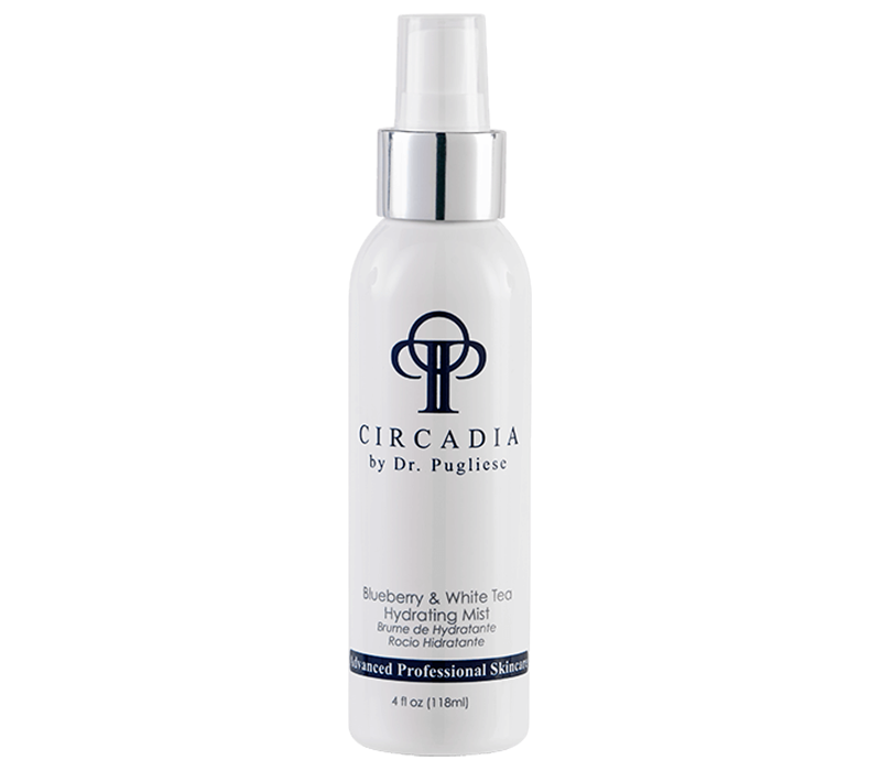 blueberry-and-white-tea-hydrating-mist Зволожувальний спрей для обличчя CIRCADIA BLUEBERRY & WHITE TEA HYDRATING MIST 118мл - Зображення 1