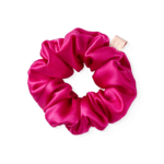 Об’ємна резинка для волосся з натурального шовку ягідна MON MOU SILK LARGE SCRUNCHIE BERRY