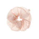 Супер об'ємна резинка з натурального шовку нюдова MON MOU SILK VOLUME SCRUNCHIE NUDE