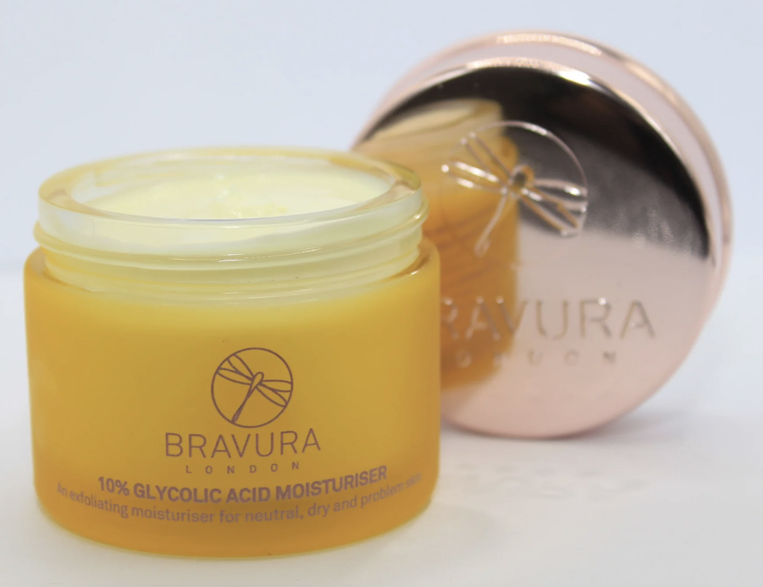 Glycolic Acid 10% Moisturiser Нічний крем з гліколевою кислотою 10% BRAVURA GLYCOLIC ACID 10% MOISTURISER 50мл - Зображення 1