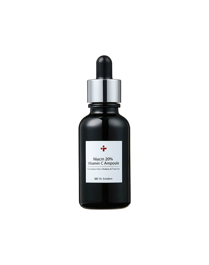 niacin20-2 (1) Ампула з ніацинамідом 20% та вітаміном С CU SKIN DR.SOLUTION NIACIN 20% VITAMIN C AMPOULE 30мл - Зображення 1