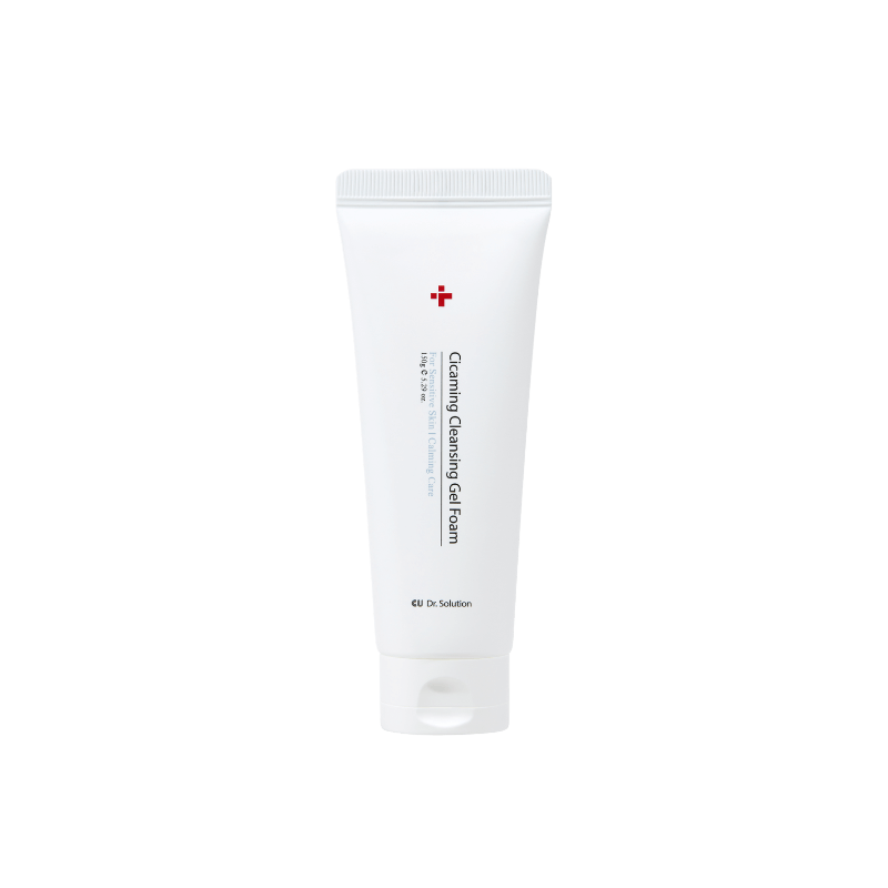 Cuskin-Dr.-Solution-Cicaming-Cleansing-Gel-Foam-1 Очищуюча гель-пінка з центеллою CU SKIN DR.SOLUTION CICAMING CLEANSING GEL FOAM 150мл - Зображення 1