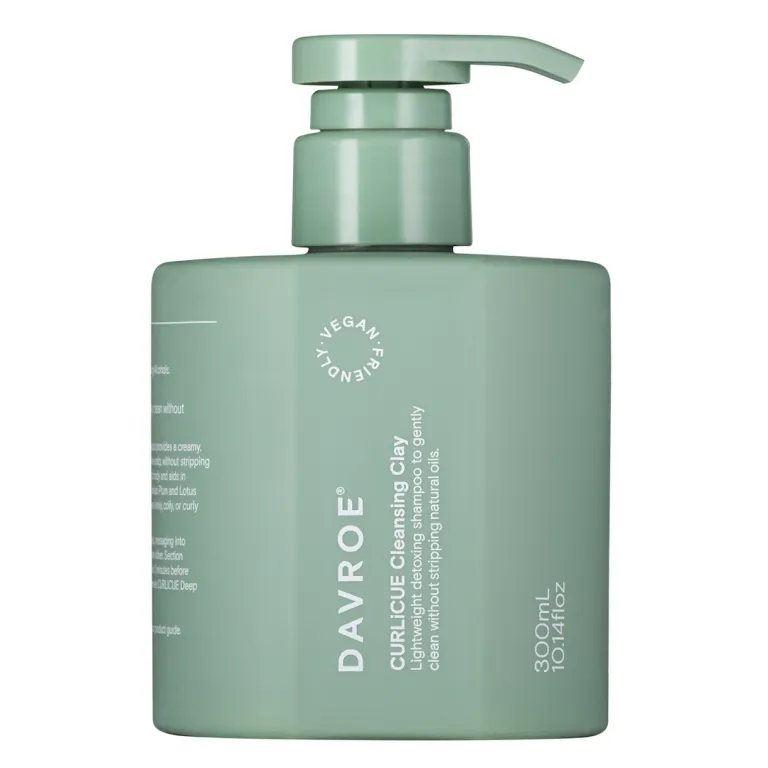 DAVROE-CURLiCUE-Cleansing-Clay-300ml-3472-768x768 Детокс-шампунь з глиною DAVROE CURLICUE CLEANSING CLAY SHAMPOO 325мл - Зображення 1