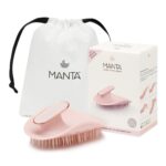 Масажна щітка для волосся рожева MANTA HEALTHY HAIR BRUSH PINK/ROSE GOLD - Зображення 3