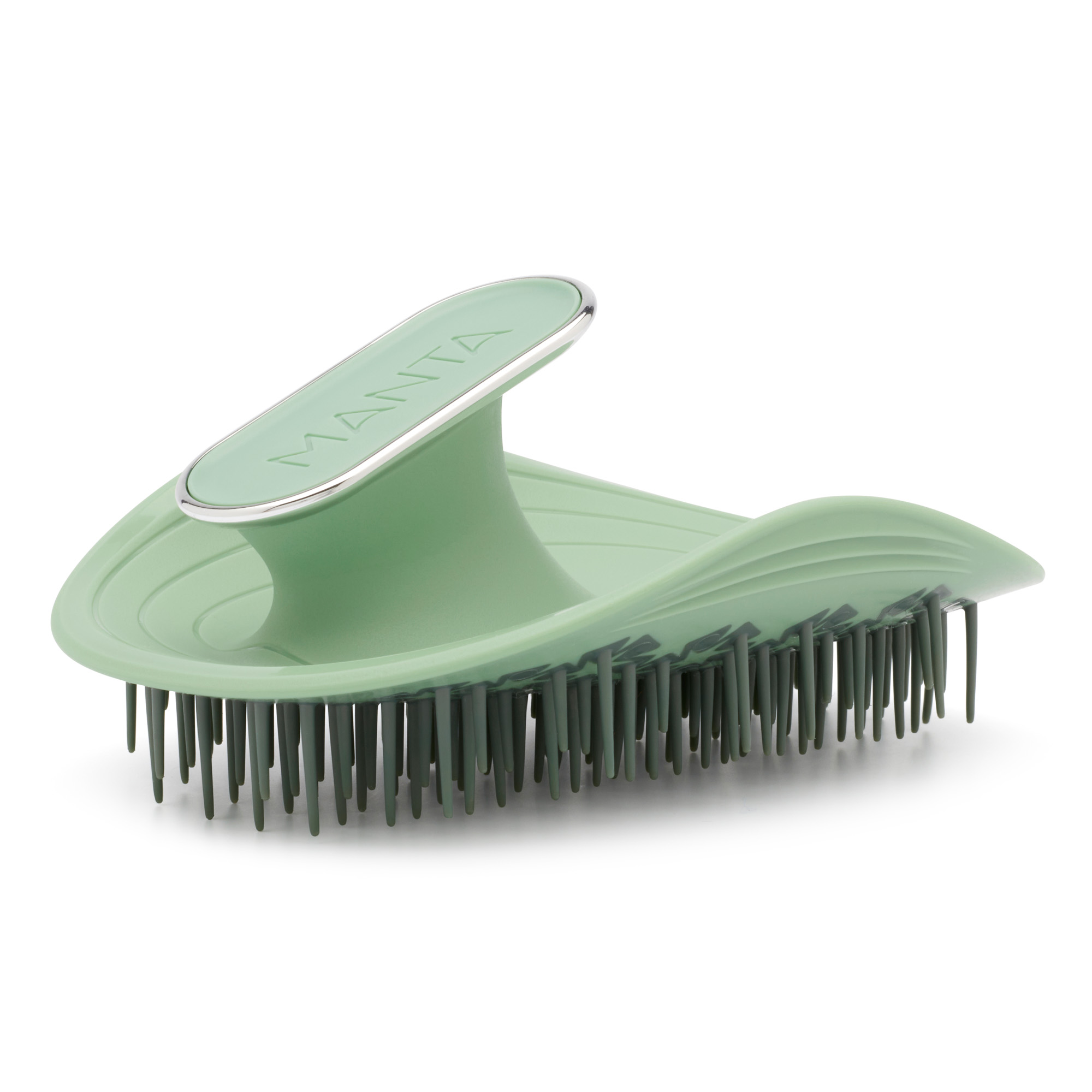 22-05-MANTA-SAGE-WB-Web-2000px Масажна щітка для волосся шавлія MANTA HEALTHY HAIR BRUSH SERENE GREEN - Зображення 1