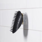 Масажна щітка для волосся чорна MANTA HEALTHY HAIR BRUSH BLACK/GOLD - Зображення 2