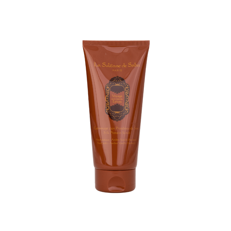 La-Sultane-De-Saba-Silk-Protein-Scrub-Ayurvedique Шовковий скраб "Аюрведa" LA SULTANE DE SABA SILK PROTEIN SCRUB AYURVEDIQUE 200мл - Зображення 1