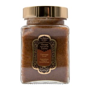 Gommage-Corps-big Скраб-гомаж на основі абрикосових кісточок "Аюрведа" LA SULTANE DE SABA GOMMAGE SCRUB ORIENTAL AYURVEDIC AMBER VANILLA PATCHOULI 300г - Зображення 1