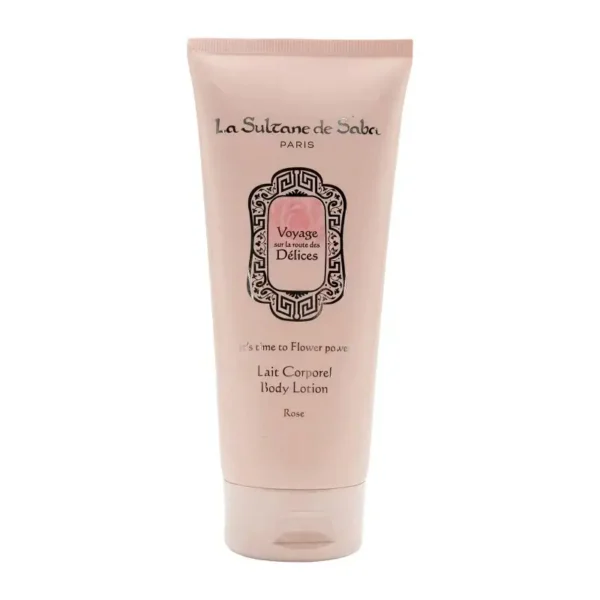 Молочко для тіла "Троянда" LA SULTANE DE SABA VOYAGE SUR LA ROUTE DES DÉLICES LAIT CORPOREL BODY LOTION ROSE FRAGRANCE 200мл