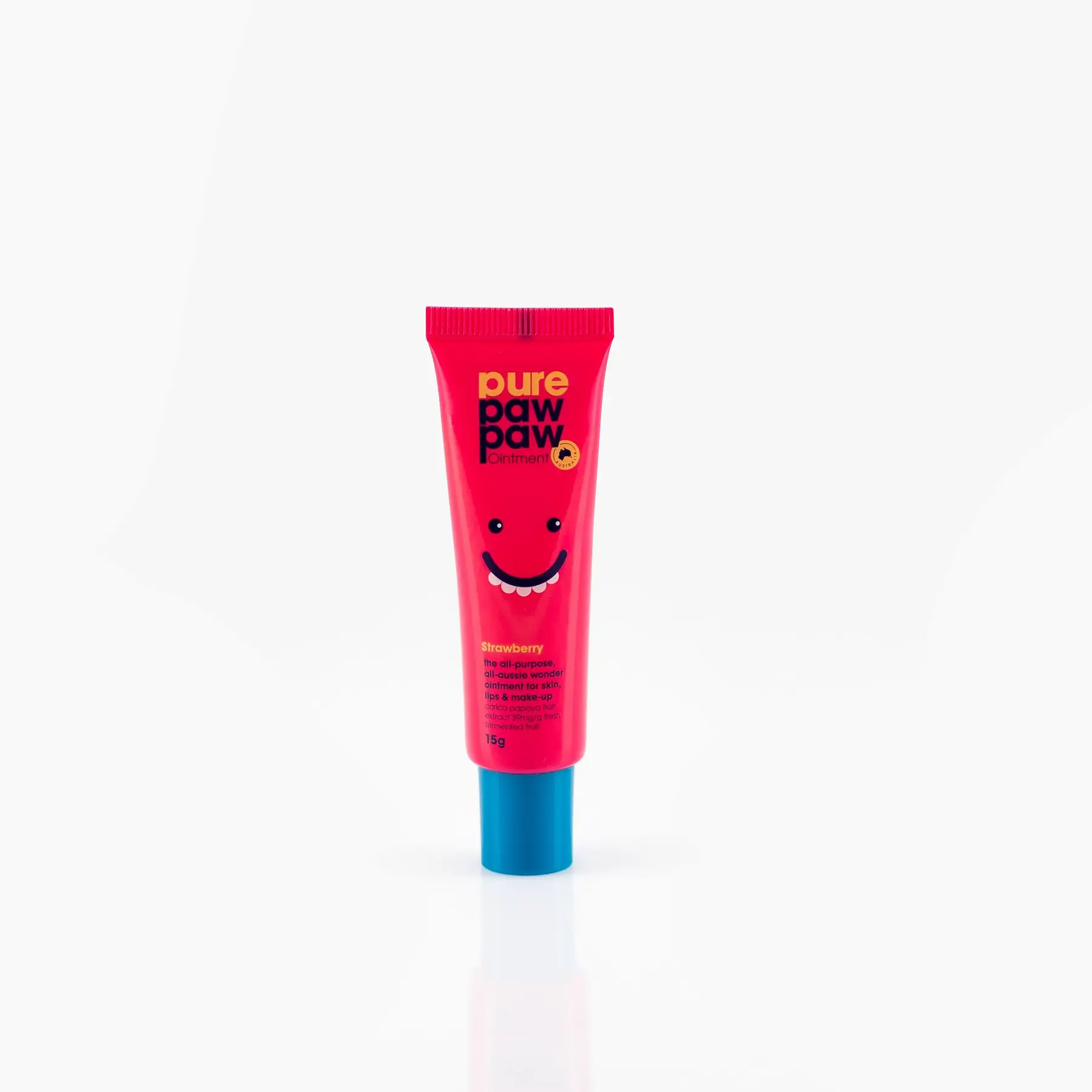 vosstanavlivaushchiy-balzam-pure-paw-paw-strawberry-s-aromatom-klubnichnyy-smuzi-15g-24518763673040 Відновлюючий бальзам з ароматом "Полуничний смузі" PURE PAW PAW STRAWBERRY 15г - Зображення 1