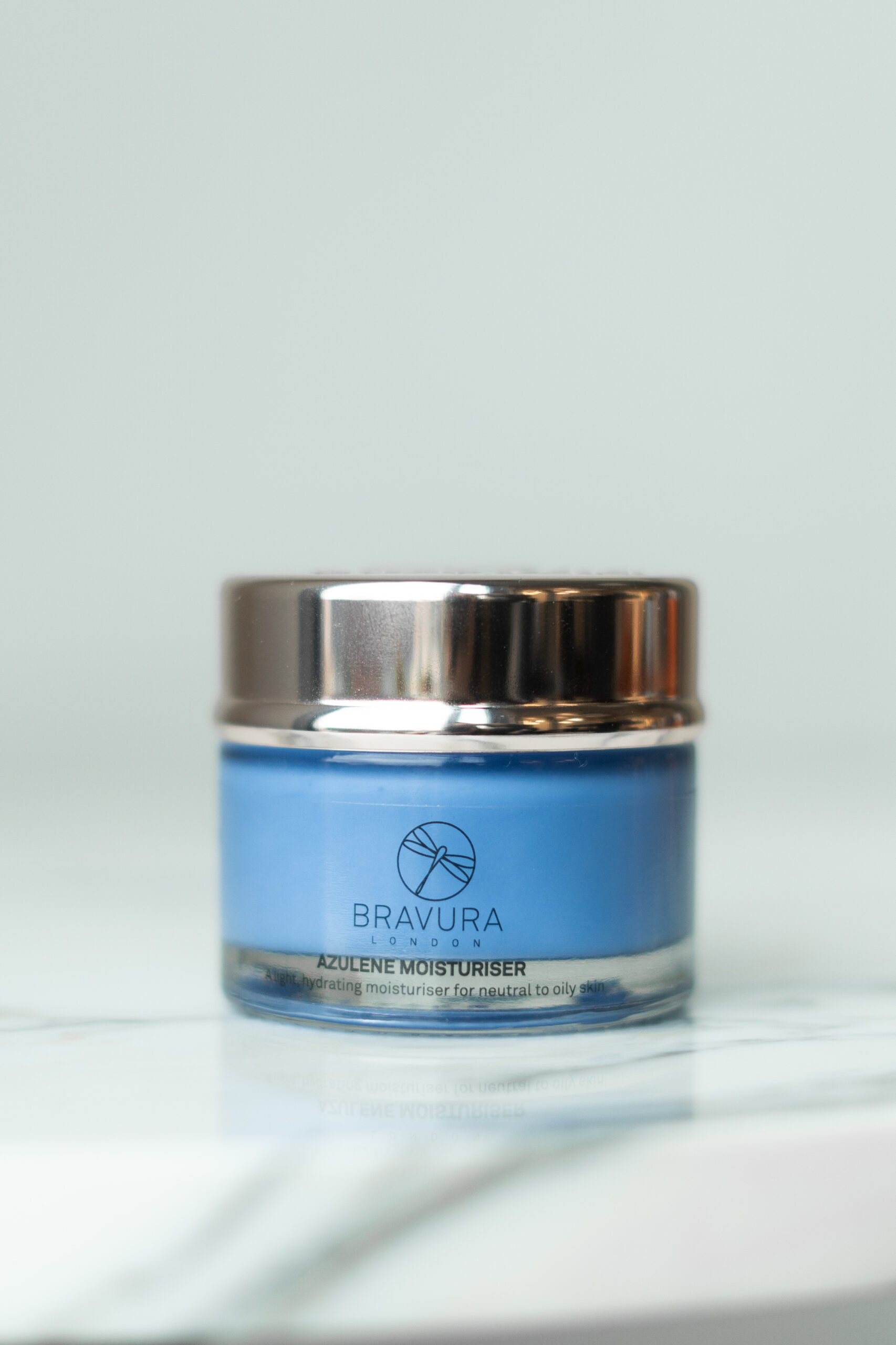 IMG_7469 Зволожуючий та заспокійливий крем з азуленом BRAVURA AZULENE MOISTURISER 50мл - Зображення 1