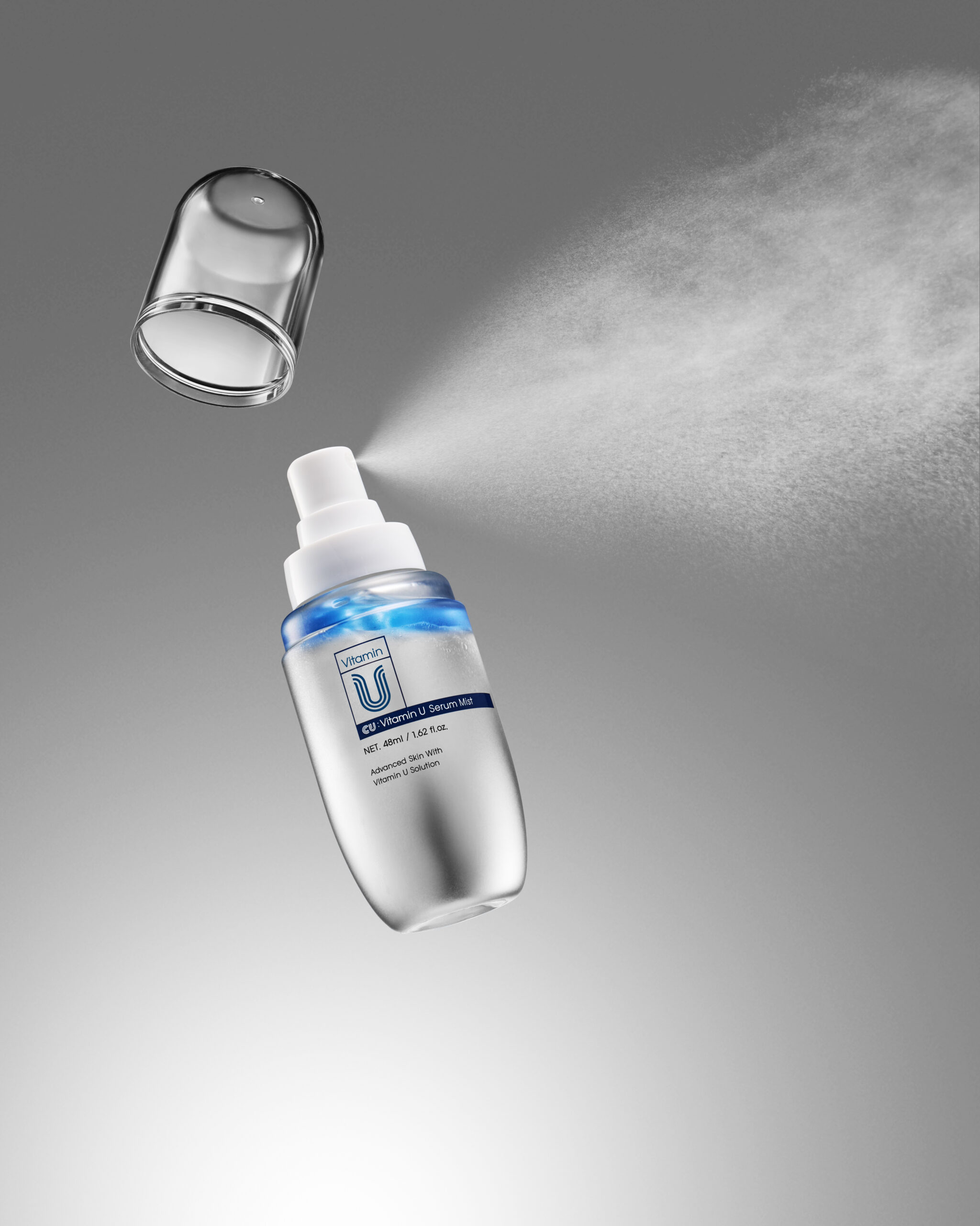 CU VITAMIN U SERUM MIST (3) Серум-міст з вітаміном U, пептидами та волюфіліном CUSKIN VITAMIN U SERUM MIST 48мл - Зображення 1