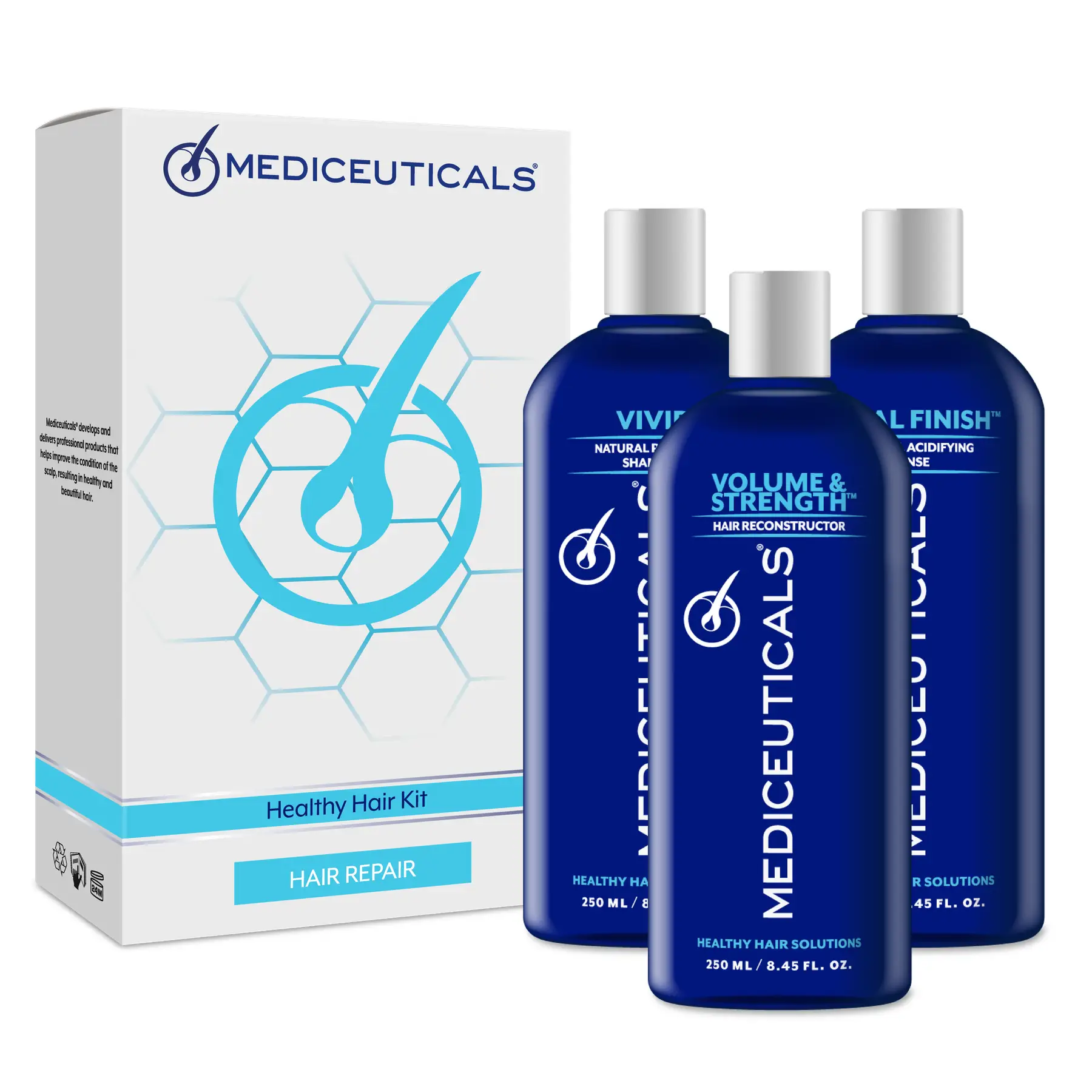 38223813392388 (1) Набір для реконструкції волосся MEDICEUTICALS HEALTHY HAIR KIT HAIR REPAIR - Зображення 1