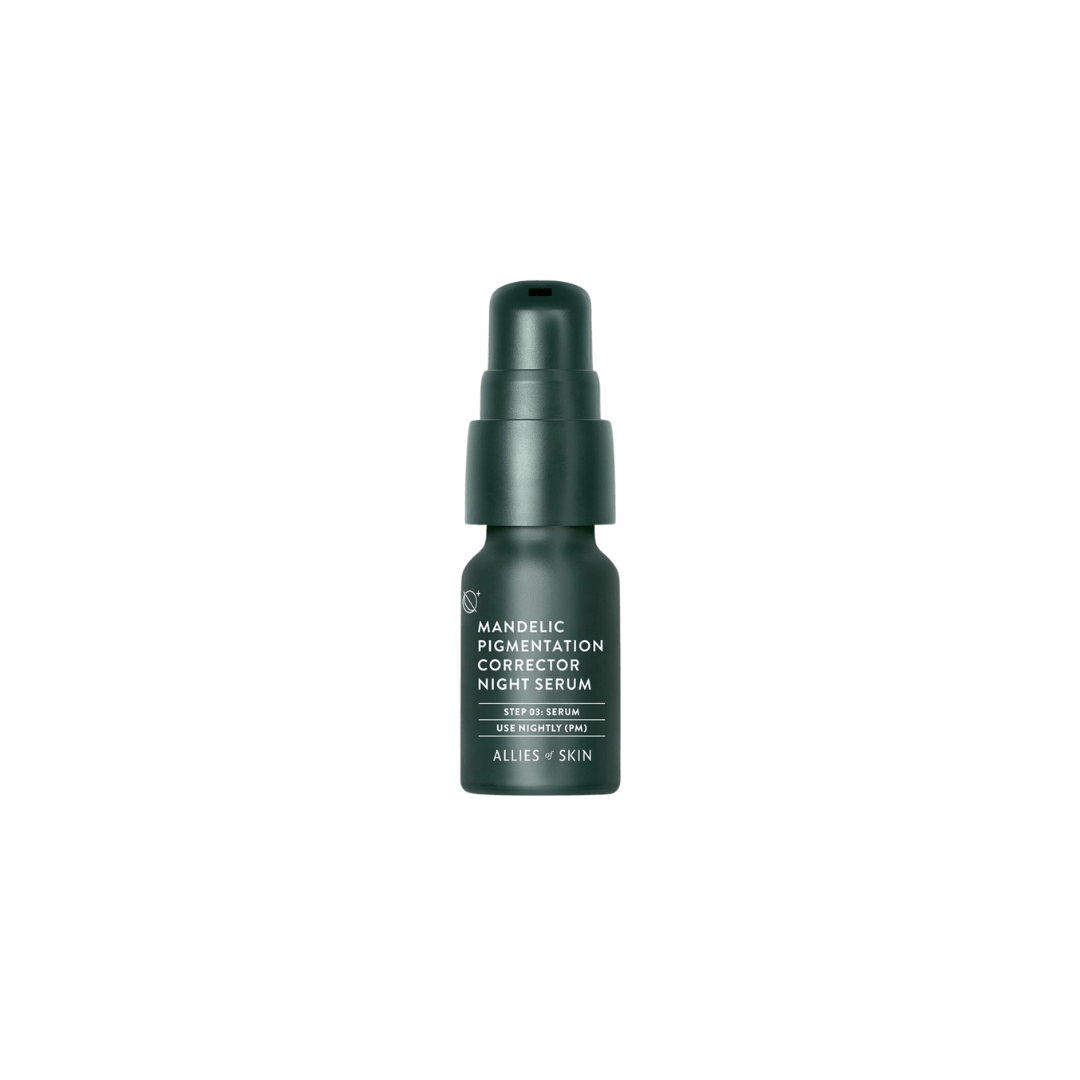 pic-3-2-15-1 Нічна освітлююча сироватка із 11% кислот ALLIES OF SKIN ALLIES OF SKIN MANDELIC PIGMENTATION CORRECTOR NIGHT SERUM 8мл - Зображення 1