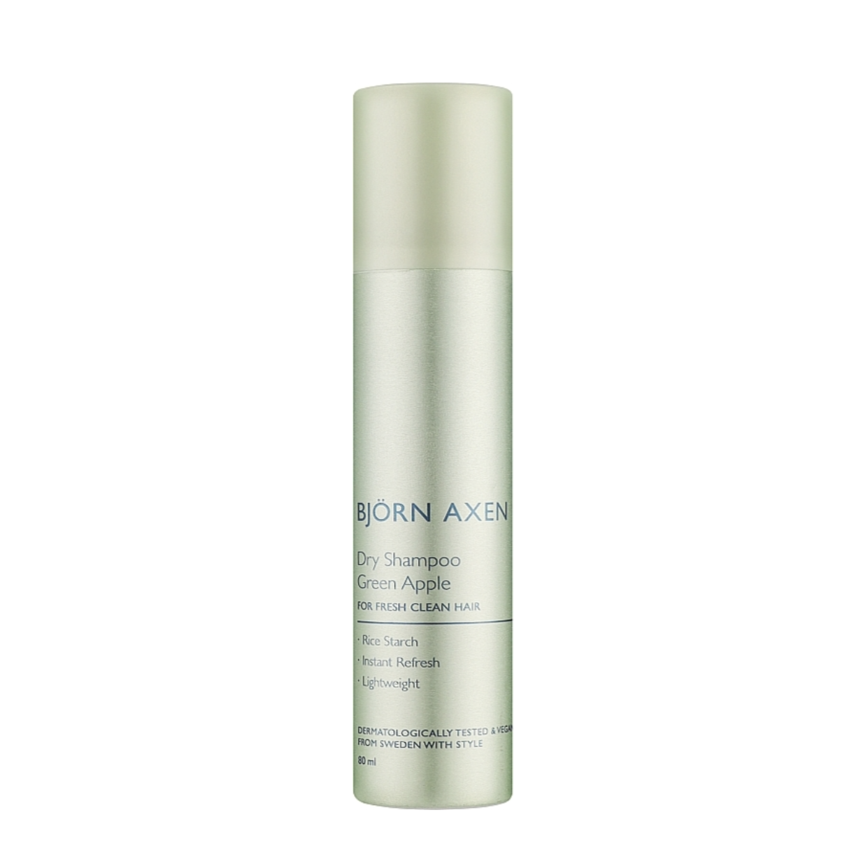 znimokekrana2024-11-29o12.27.09 Сухий шампунь "Зелене Яблуко" BJÖRN AXÉN DRY SHAMPOO GREEN APPLE 80мл - Зображення 1
