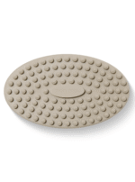 Щітка для очищення тіла з масажним ефектом сіро-бежева MON MOU SOFT BODY BRUSH TAUPE