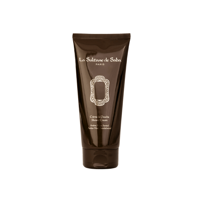 La-Sultane-De-Saba-Shower-Cream-Amber-Musk-Sandalwood-1 Крем-гель для душу "Амбра, мускус, сандал" LA SULTANE DE SABA SHOWER CREAM AMBRE MUSK SANDALWOOD 200мл - Зображення 1
