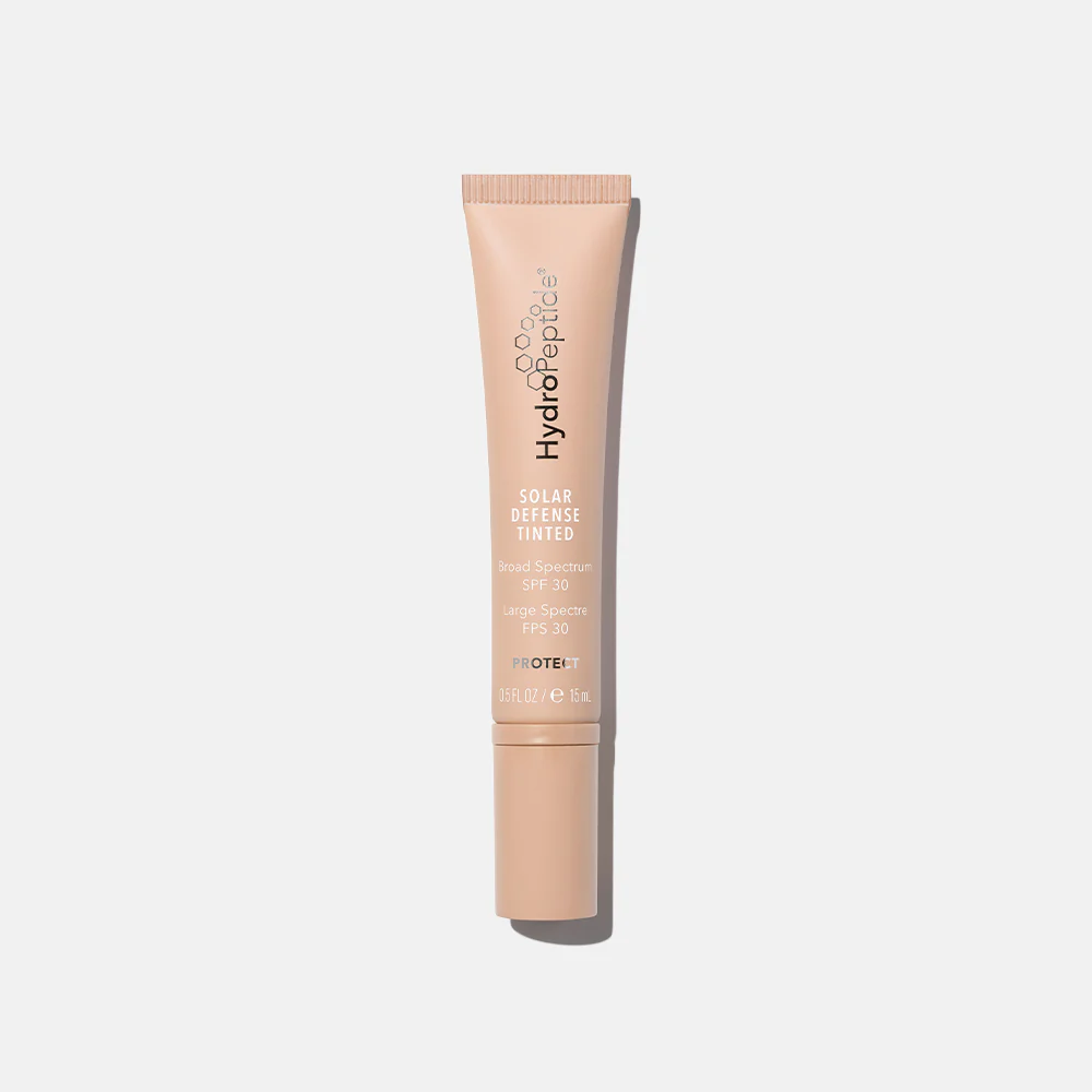 travel-size-solar-defense-tinted Сонцезахисний крем з тонуючим ефектом HYDROPEPTIDE SOLAR DEFENCE TINTED SPF30 TRAVEL 15мл - Зображення 1
