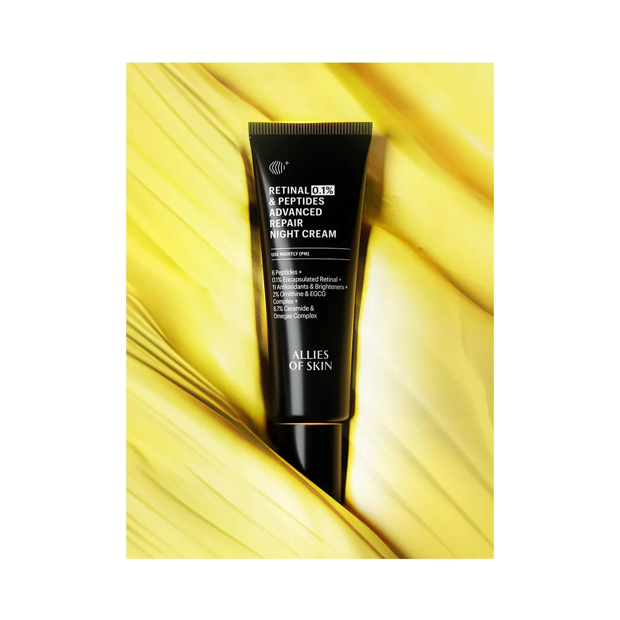 Крем нічний антивіковий з ретиналем 0.1% ALLIES OF SKIN RETINAL&PEPTIDES ADVANCED REPAIR NIGHT CREAM 20мл - Зображення 1