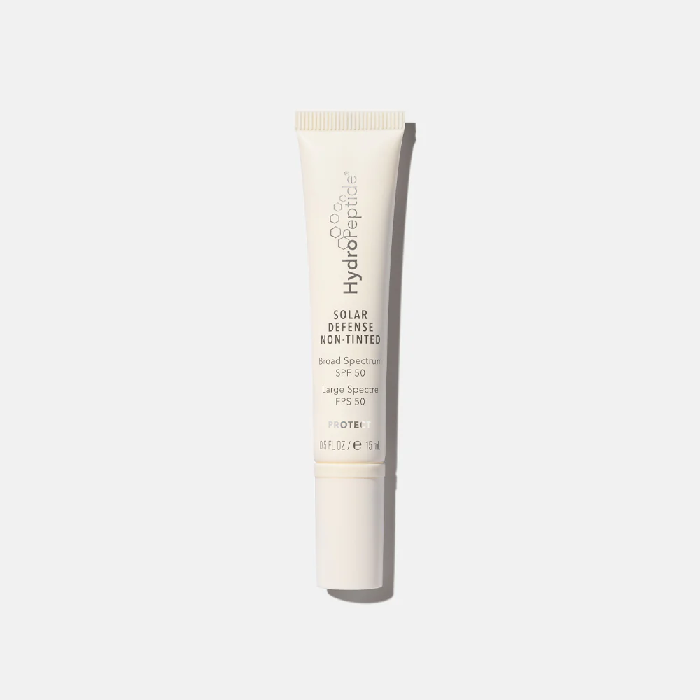 solardefensenon-tinted-travel Сонцезахисний крем HYDROPEPTIDE SOLAR DEFENCE NON-TINTED SPF50 TRAVEL 15мл - Зображення 1