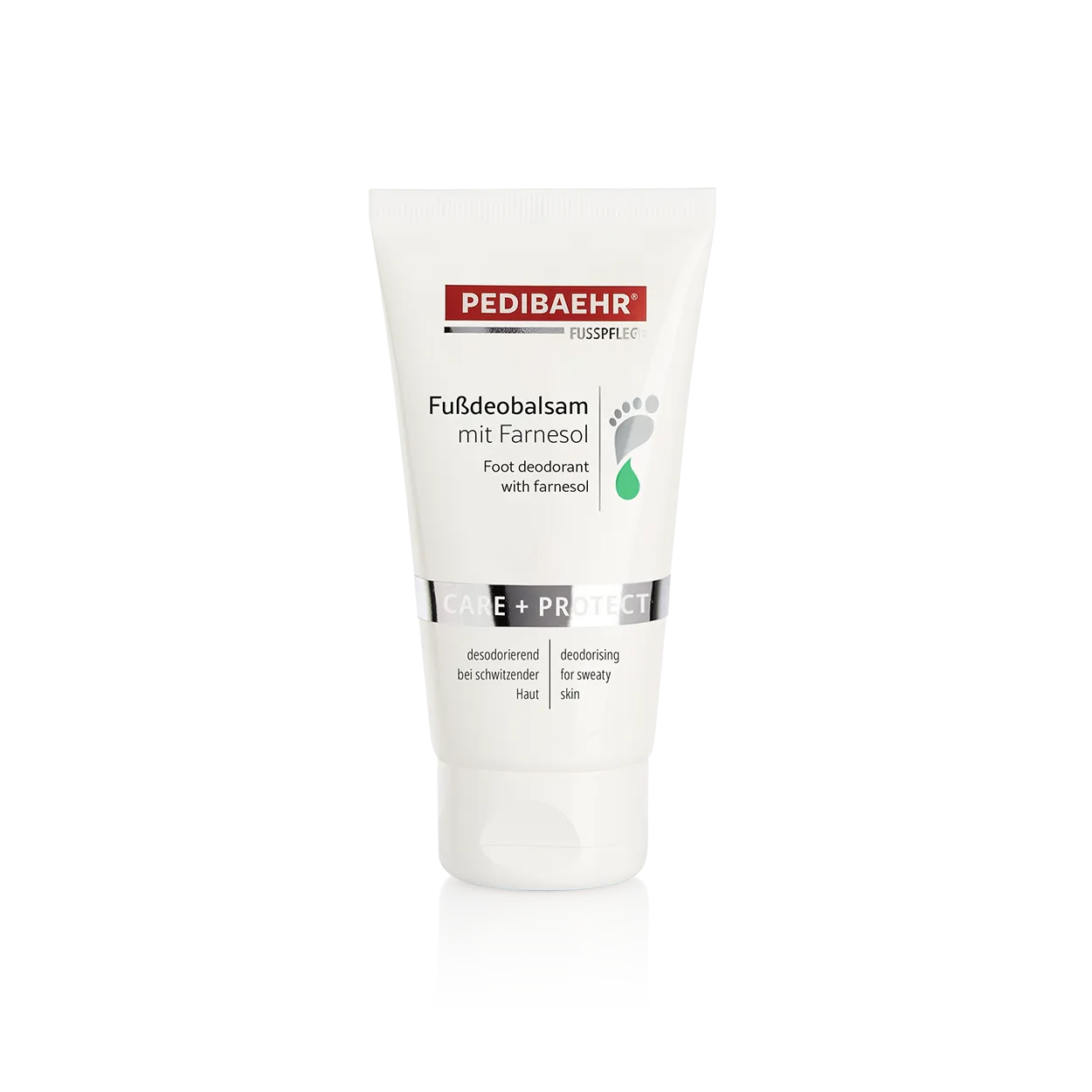 10840_2024-07_1920x1920 Дезодоруючий бальзам із фарнезолом PEDIBAEHR FOOT DEODORANT BALM WITH FARNESOL 75мл - Зображення 1