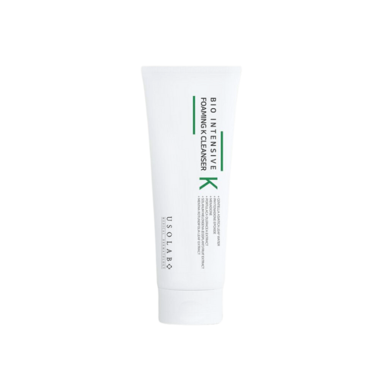 usolab-bio-intensive-foaming-k-cleanser-768x768.png Делікатний засіб для вмивання з вітаміном К USOLAB BIO INTENSIVE FOAMING K ClEANSER 120 мл - Зображення 1